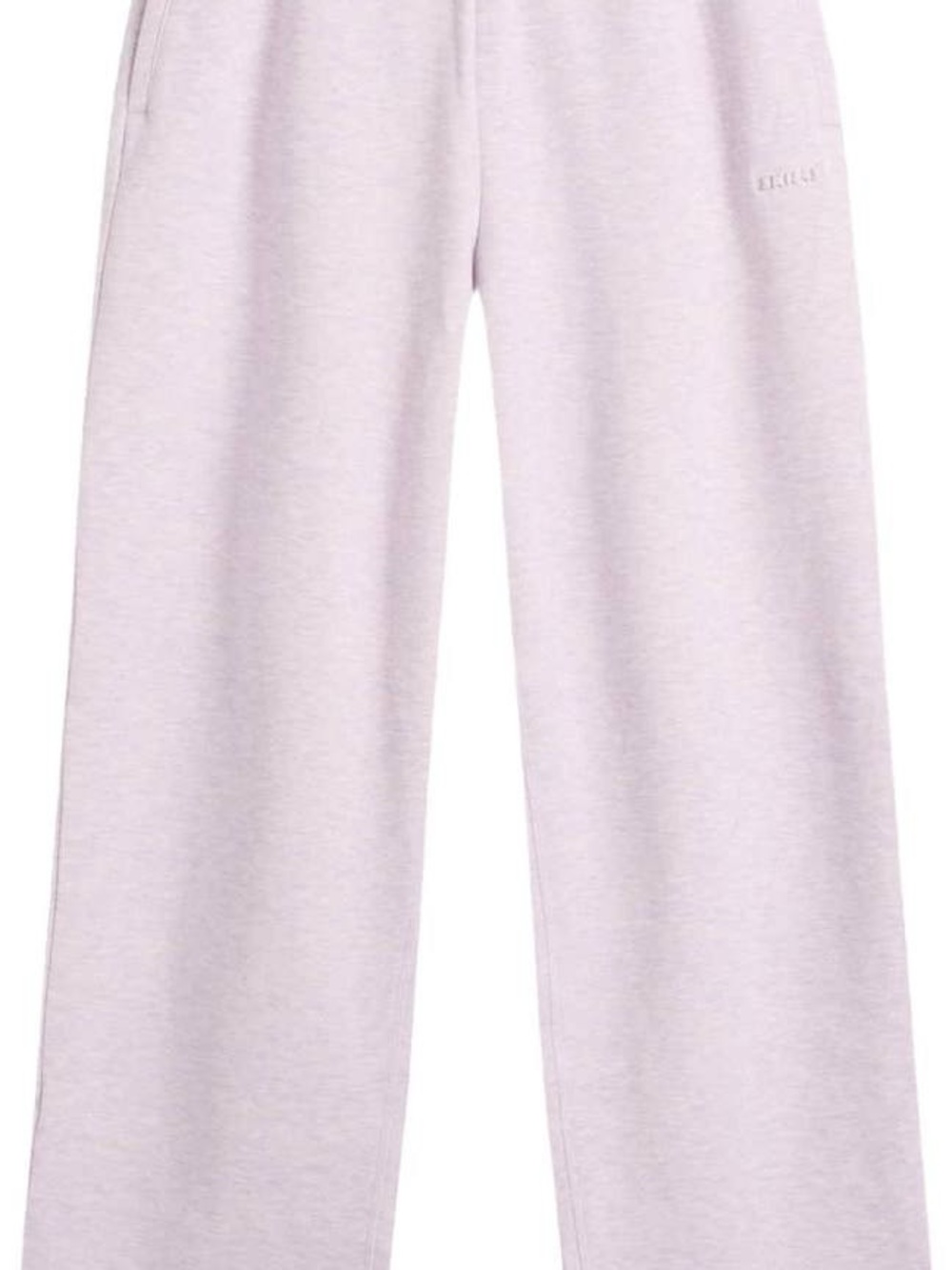 SKIMS NWT PURPLE Heather COTTON FLEECE STRAIGHT LEG PANTS SIZE XL